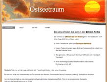 Tablet Screenshot of ostseetraum.flottesocke.de